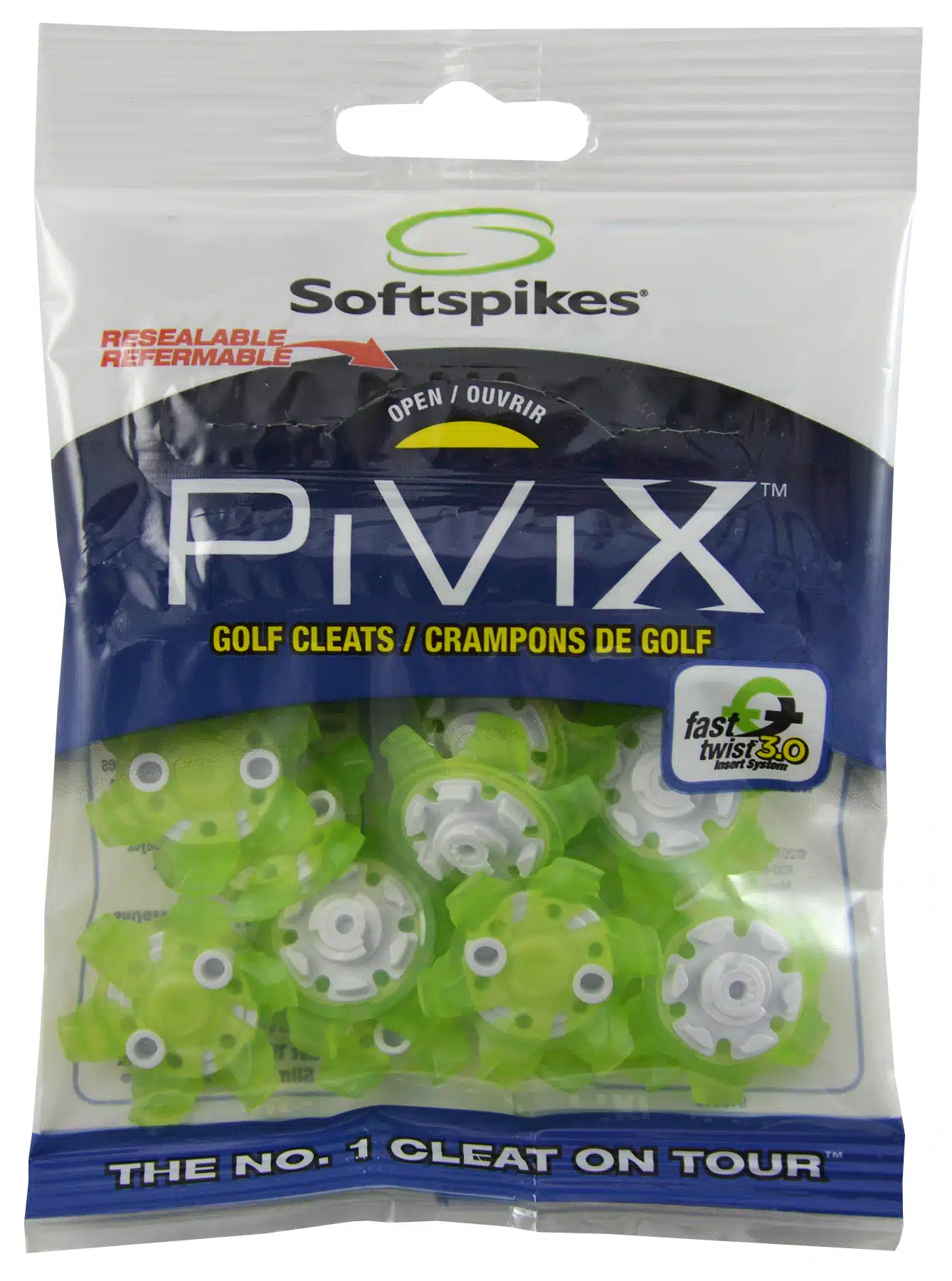 Softspikes Pivix Golf Cleats Fast Twist® 3.0 Green - Image 2