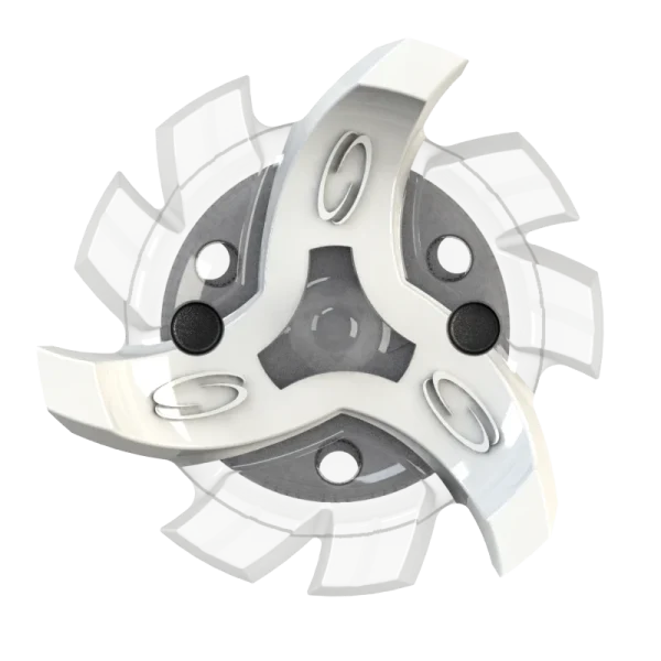 Softspikes Tour Flex Pro Golf Cleats Fast Twist® 3.0 Translucent/White