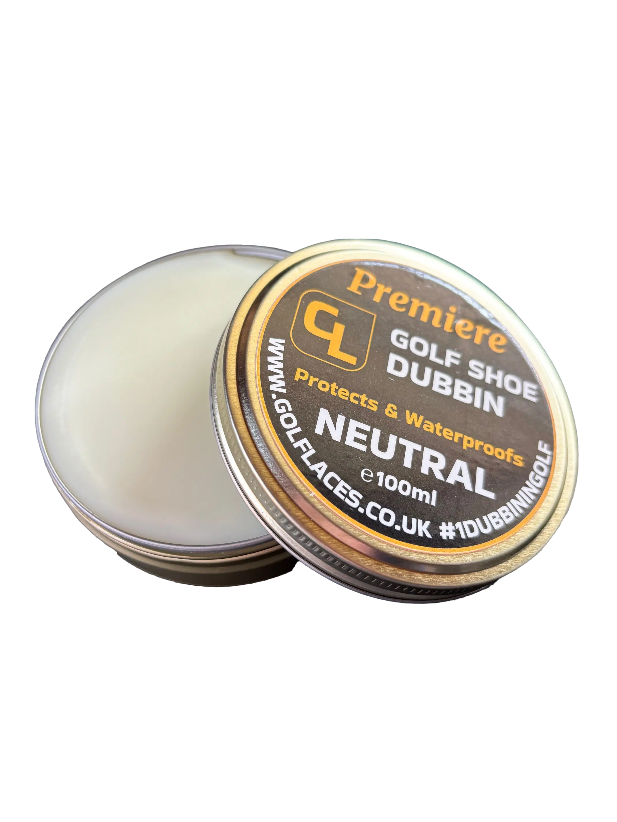 Premiere Golf Shoe Dubbin 100ml Tin / Neutral - Waterproofs & Protects