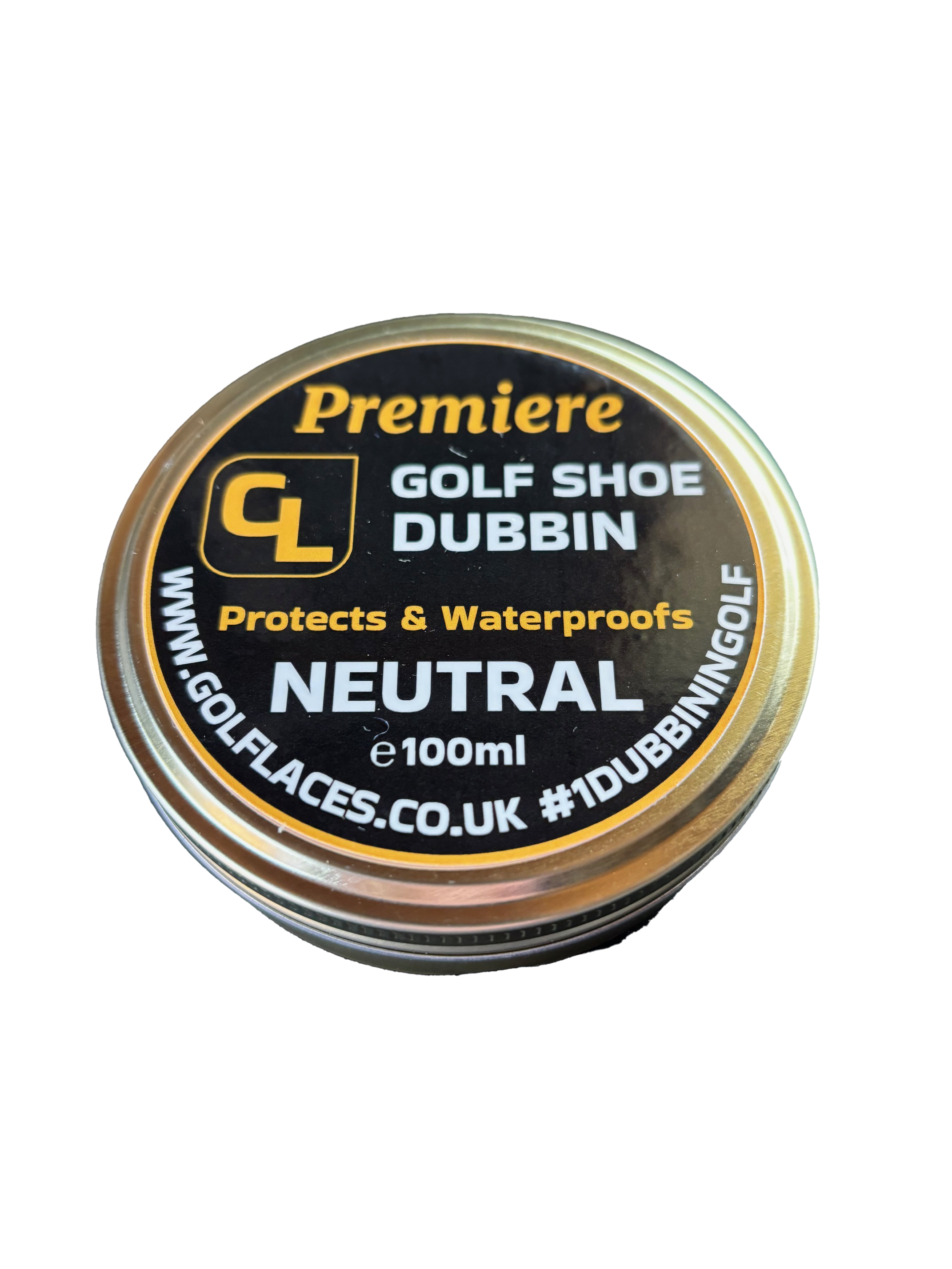 Premiere Golf Shoe Dubbin 100ml Tin / Neutral - Waterproofs & Protects - Image 2