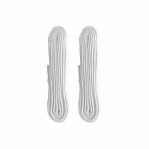 White Twin Pack Replacement Laces for Under Armour Golf Shoes 100cm (Flat)