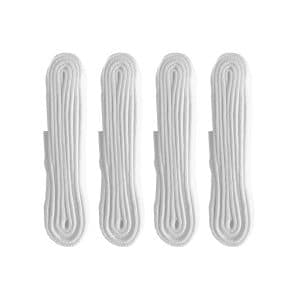 White 4 Pack Replacement Laces for Under Armour Golf Shoes 100cm (Flat)