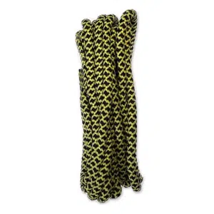 Black/Yellow Honeycomb Replacement Laces for Footjoy Golf Shoes 100cm (Round)
