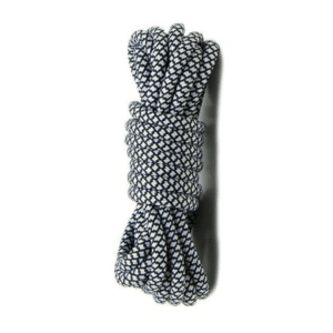 Black/White Honeycomb Replacement Laces for Footjoy Golf Shoes 100cm (Round)