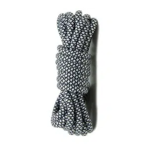 Black/White Honeycomb Replacement Laces for Footjoy Golf Shoes 100cm (Round)
