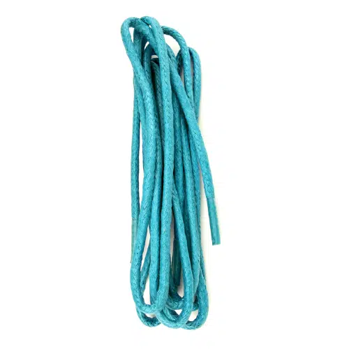 Turquoise Replacement Waxed Laces for Ecco Golf Shoes 90cm (Round)
